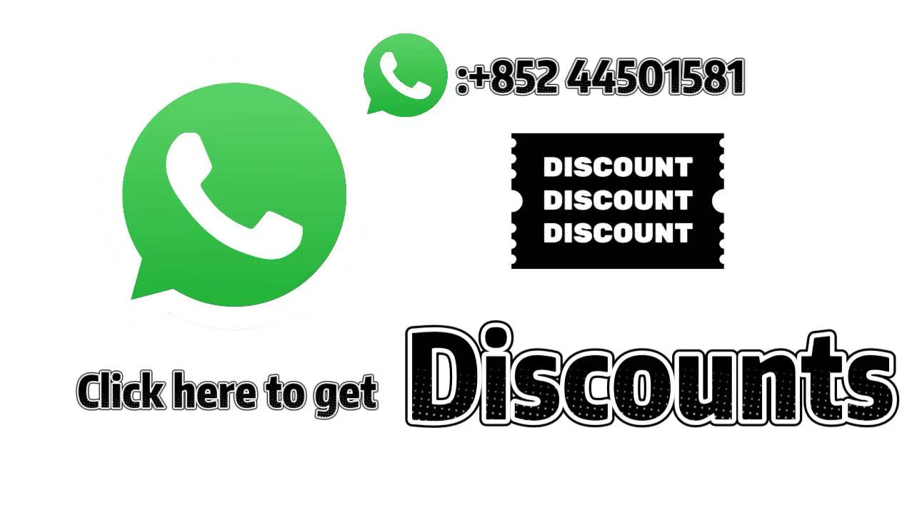 Follow our WhatsApp to get a discount.